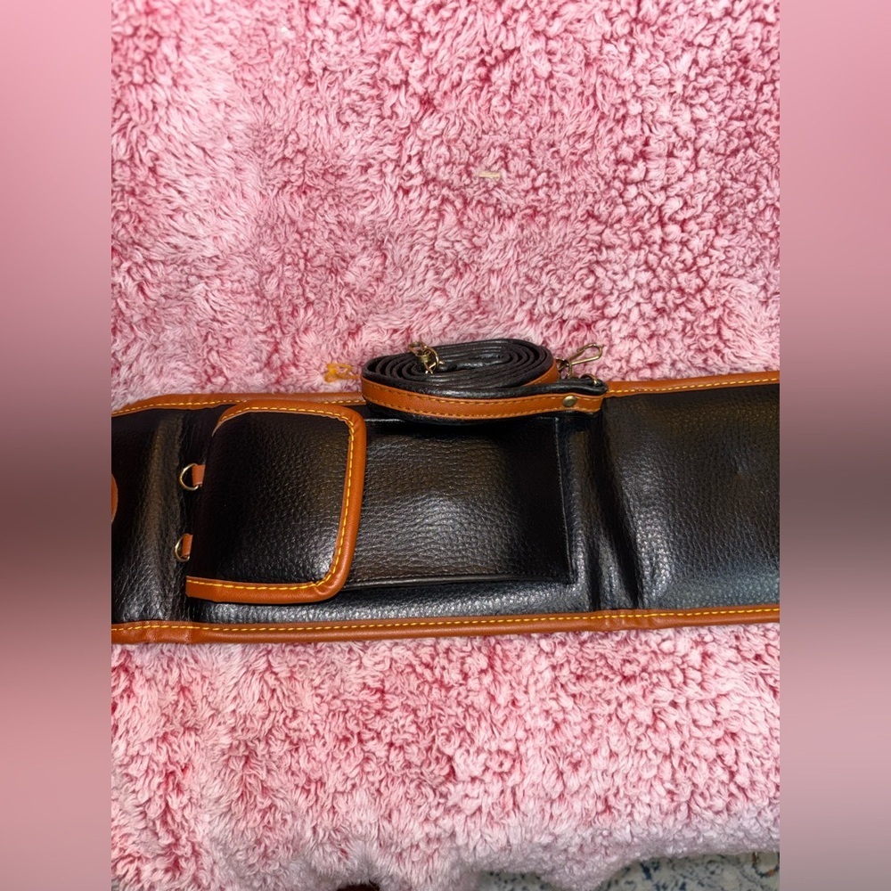 Vintage New Dooney & Bourke Pebble Grain Leather Crossbody Wallet Organizer​​ - Picture 11 of 12
